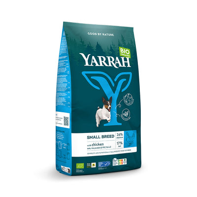 Yarrah Bio Hund Trockenfutter Erwachsene & Welpe Kleine Rasse Huhn