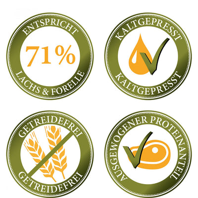 Bellfor Trockenfutter mit Lachs und Forelle Forstbach-Schmaus