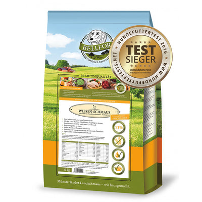 Bellfor Trockenfutter für Hunde mit Huhn Wiesen-Schmaus