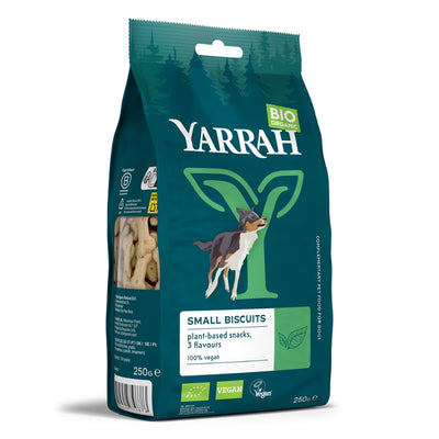 Yarrah Bio Hund Snack Kekse klein vegan 6 x 250g