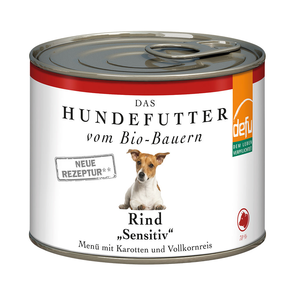 Defu Hundefutter Rind Sensitiv Single Protein Bio-Qualität – BioPetFood B2B  Shop