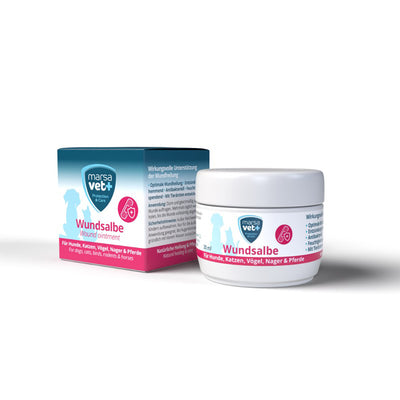 Marsavet - Wundsalbe 30 ml für Haustiere - Unterstützung bei Hautproblemen und Haarausfall