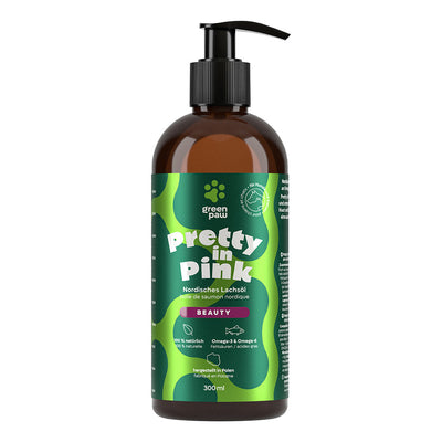 Green Paw Pretty in Pink – Omega-3 Lachsöl für Hunde & Katzen