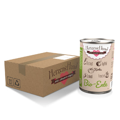 HerzensHund Bio-Ente mit Bio Gemüse für Hunde