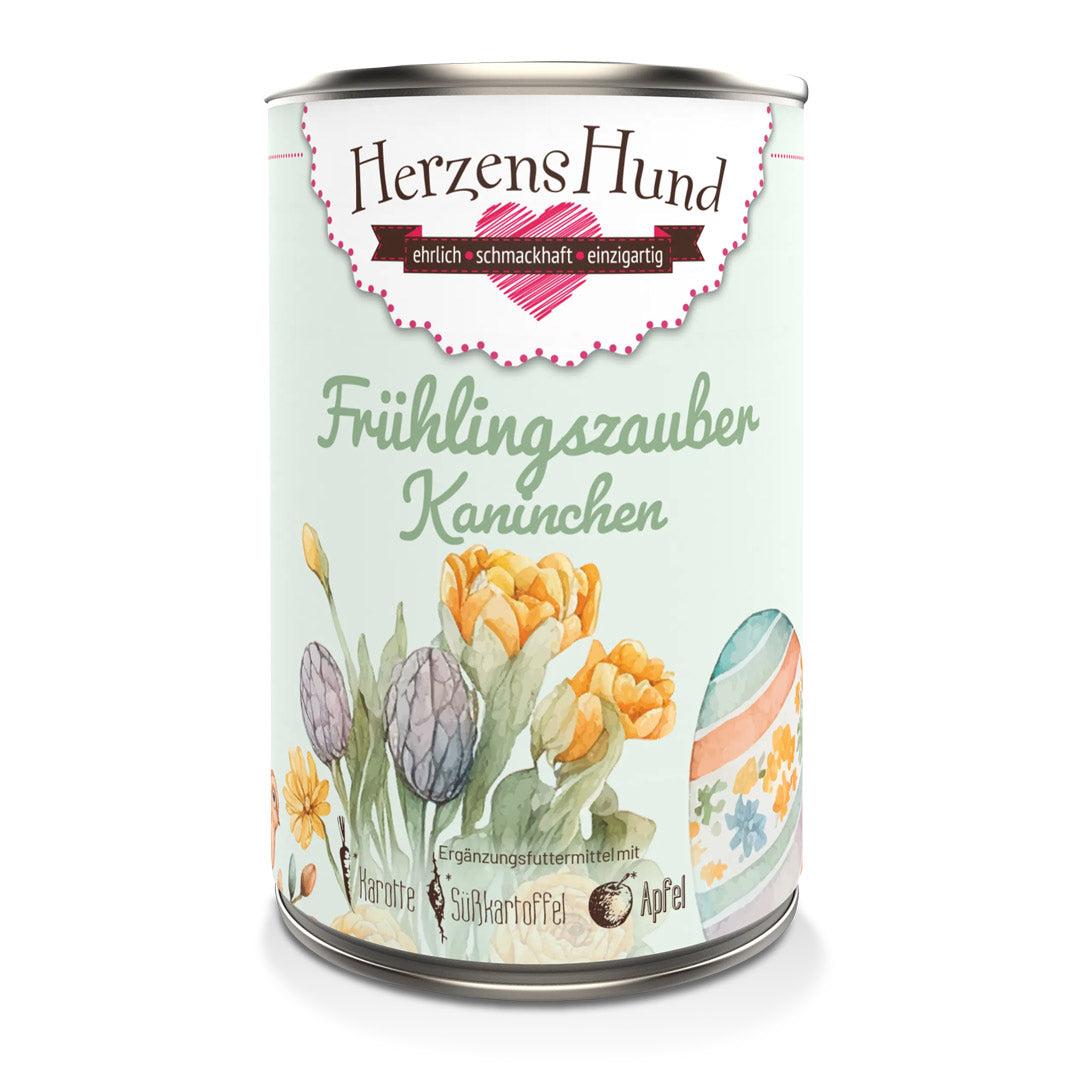 HerzensHund Frühlingszauber - Kaninchen mit Bio-Karotte für Hunde