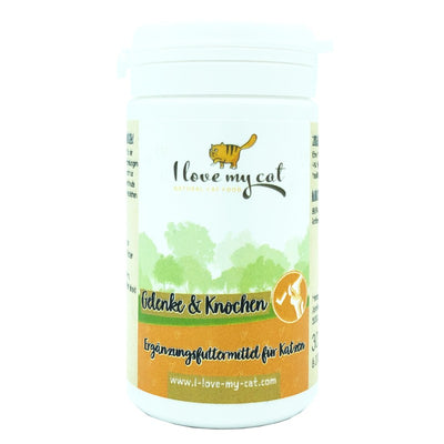 I love my cat Ergänzungsfuttermittel Gelenkfunktion für Katzen - Gelenke & Knochen Kapseln - 30 Kapseln