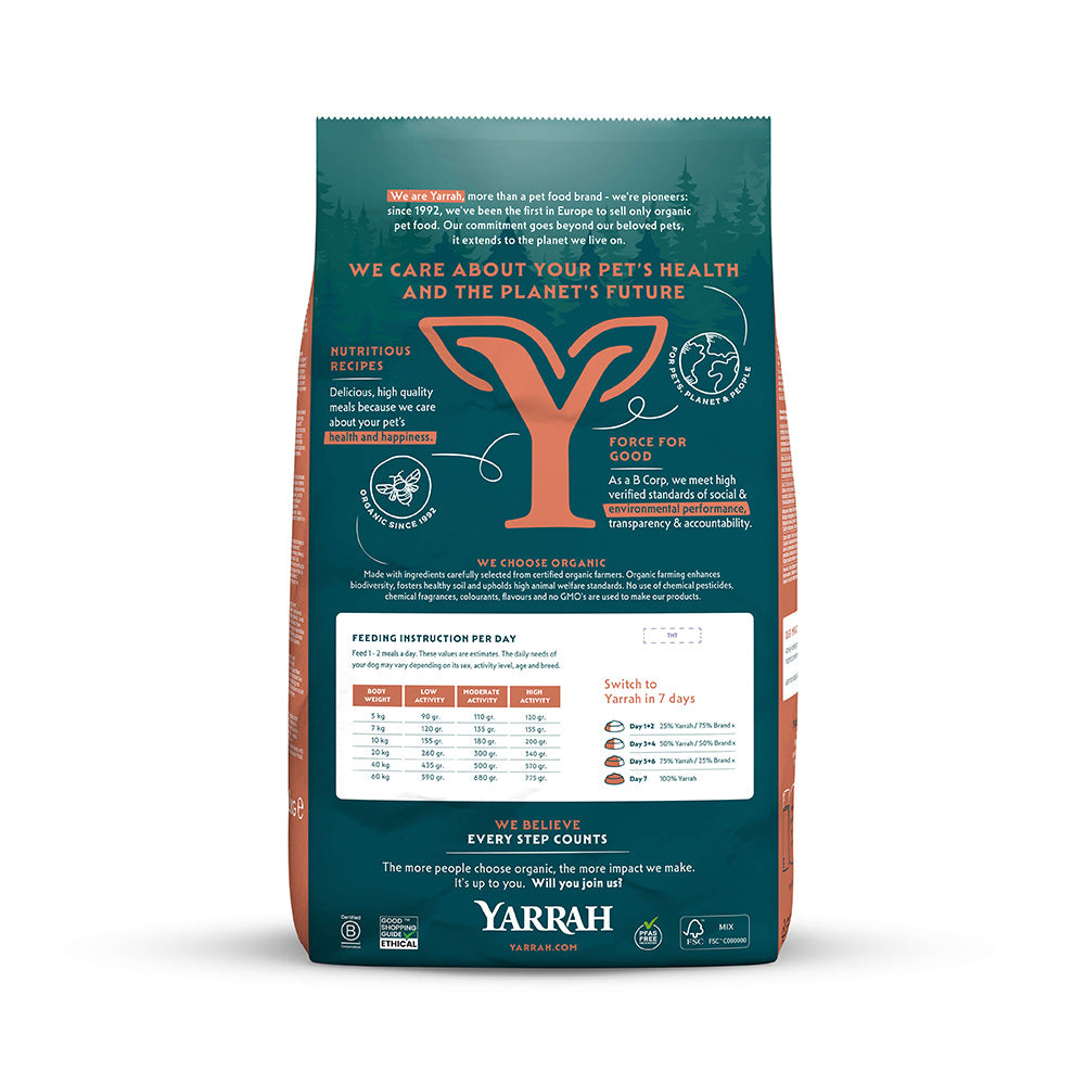 Yarrah Bio Hund Trockenfutter Senior Huhn