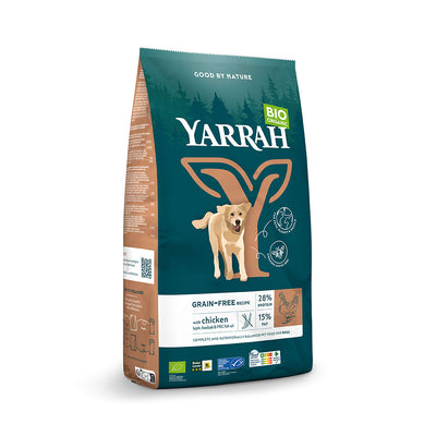 Yarrah Bio Hund Trockenfutter Erwachsene getreidefrei Huhn & Fisch (MSC)