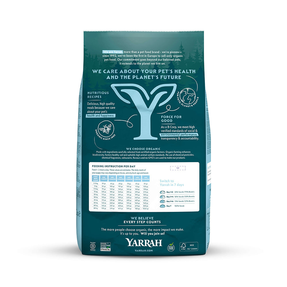 Yarrah Bio Hund Trockenfutter Welpe Huhn