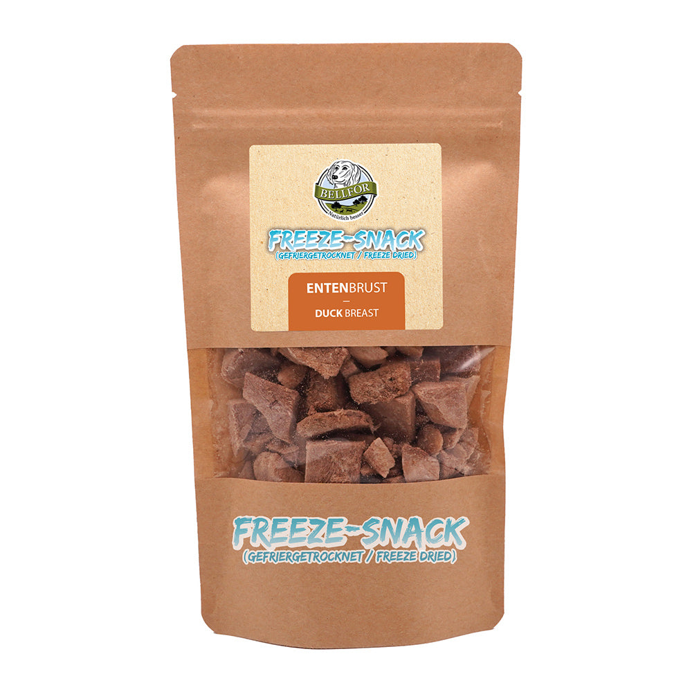 Bellfor Gesunder Leckerbissen für Hunde - Entenbrust 50g