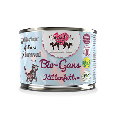 KatzenLiebe Bio-Gans mit Bio-Birne- Kitten für Katzen