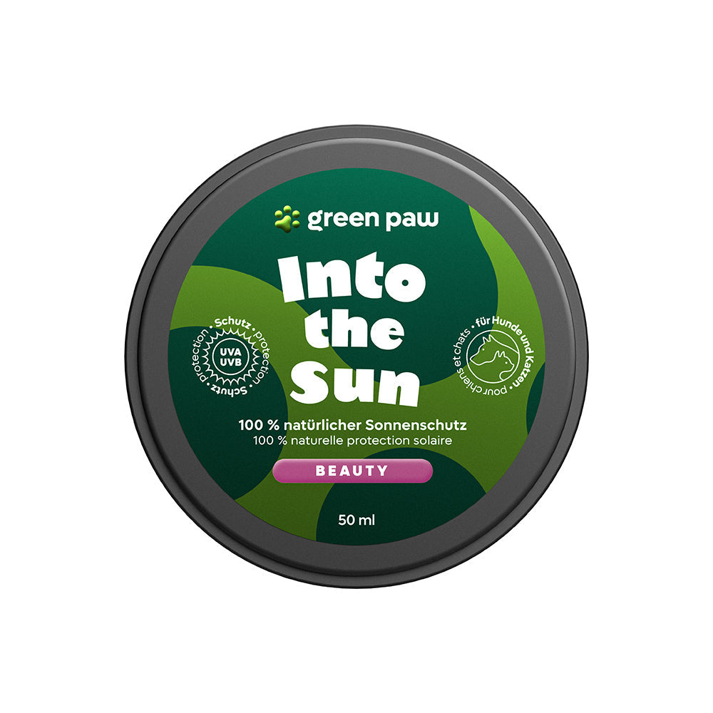 Green Paw Into The Sun – 100% natürlicher Sonnenschutz für Hunde und Katzen