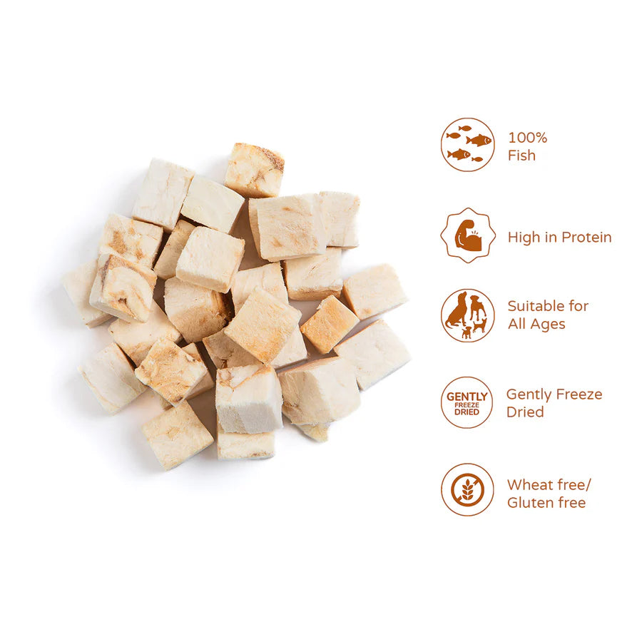 Thrive Kind & Gentle 100% Weisser Fisch Snack für Welpen und kleine Rassen