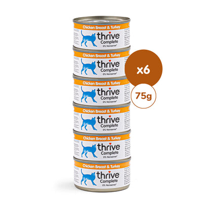 Thrive Gourmet-Töpfchen Hühnerbrust & Truthahn 75 g
