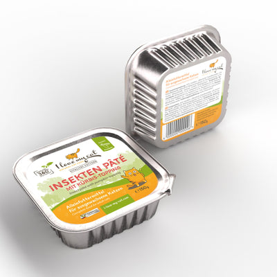 I love my cat Katzennassfutter Insekten Paté mit Kürbis-Topping 6 x 150g