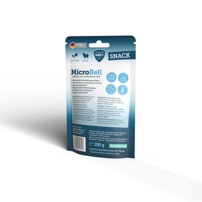 Marsavet MicroBell Snack – Vegane Hundesnacks / Leckerlis mit mikrobiellem Protein – 100g