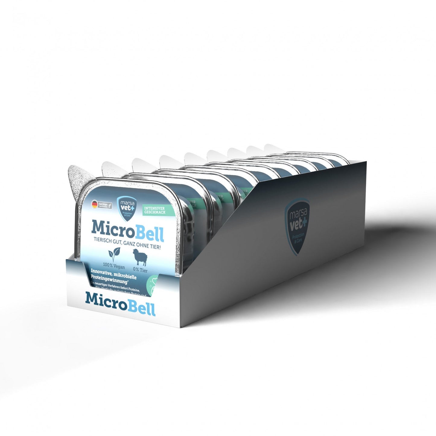 Marsavet MicroBell – Veganes Nassfutter für Hunde mit mikrobiellem Protein 9 x 300 g